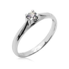 Помолвочное кольцо с бриллиантом 0.11 ct  «Сиена»