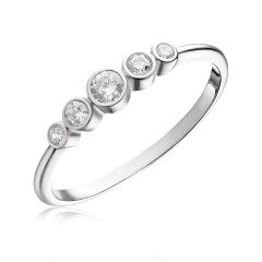 Кольцо с пятью бриллиантами «Tina»
