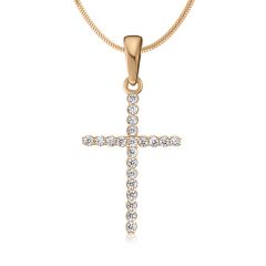 Кулон с бриллиантами в виде креста «Forgiveness»