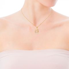 Золотой кулон «Мать и дитя»