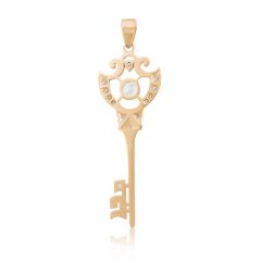 Эксклюзивная бриллиантовая подвеска-ключ «Diamond key»