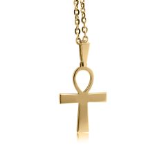 Крест Анкх из золота египетский
