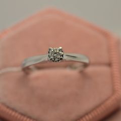 Помолвочное кольцо с бриллиантом 0.11 ct  «Сиена»