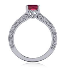 Эксклюзивное кольцо с прямоугольным рубином «Especial»