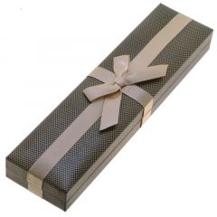 Коробочка подарочная с бантом для браслета или цепочки