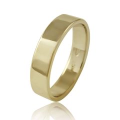 Золотое обручальное кольцо без камней «L'amour d'or»