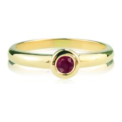 Кольцо из золота с рубином «Bali»