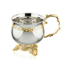 Чашка серебряная «Чайно-кофейная» 