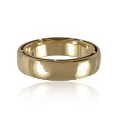 Золотое свадебное кольцо с бриллиантами «Ла Дамиани»