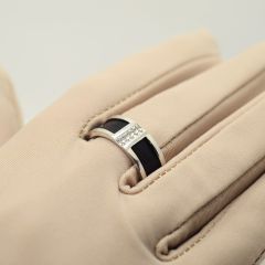 Золотой перстень с кожей «Король Артур»