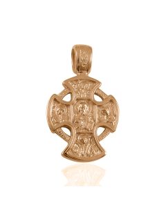 Gold pendant with ruby «Береслава»