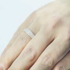 Обручальное кольцо с 3-D гравировкой «Grand»