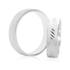 Обручальное кольцо с 3-D гравировкой «Fondness»