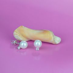 Серьги с жемчугом и бриллиантами «Креолка»