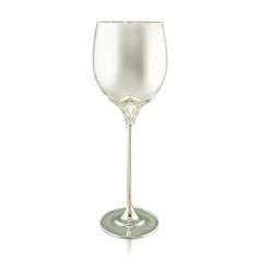 Серебряный бокал на высокой ножке «Белое вино»