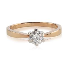 Помолвочное кольцо c большим бриллиантом 0,5 Ct «Рейчел»