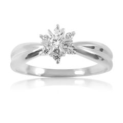Золотое кольцо с бриллиантами «Франсуаза»