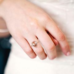 Эксклюзивное кольцо с крупным морганитом «Доротея»