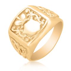 Золотой перстень "Родовой герб"
