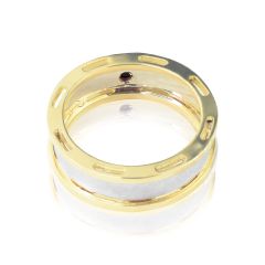 Ексклюзивний чоловічий перстень з чорним діамантом «Арагорн»