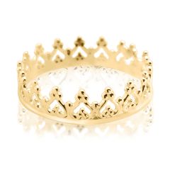 Золота каблучка-корона «Прекрасна Софія»