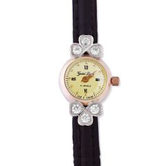 Золотий жіночий годинник з японським механізмом «Daffodil»