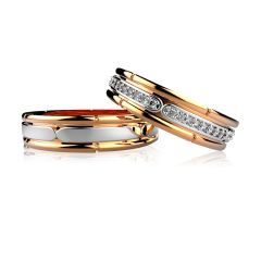 Обручальное кольцо без камней «Amoureux»