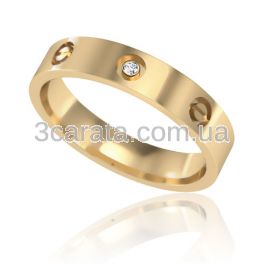 Zolotoe Obruchalnoe Kolco La Cartier
