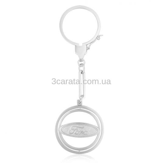 serebryanyj brelok k mashine ford