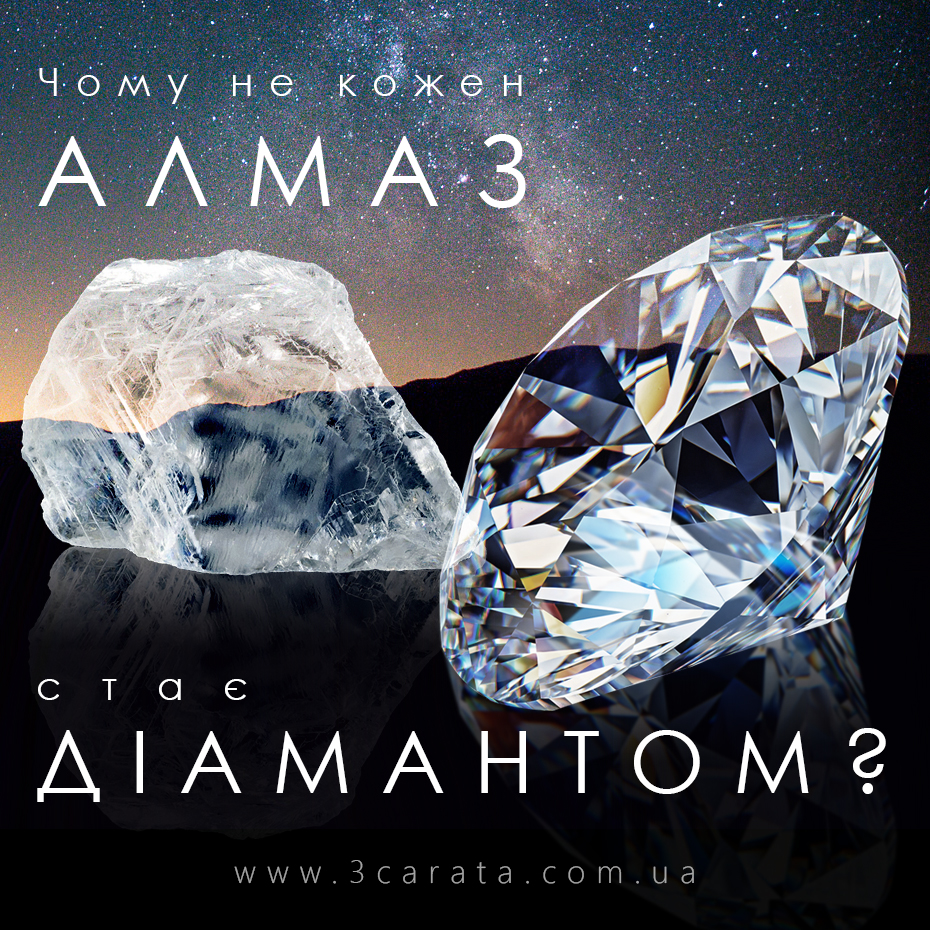 Походження і природні властивості діамантів