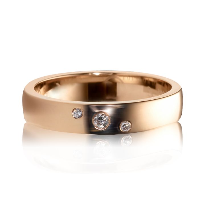 Обручальное кольцо бриллианты