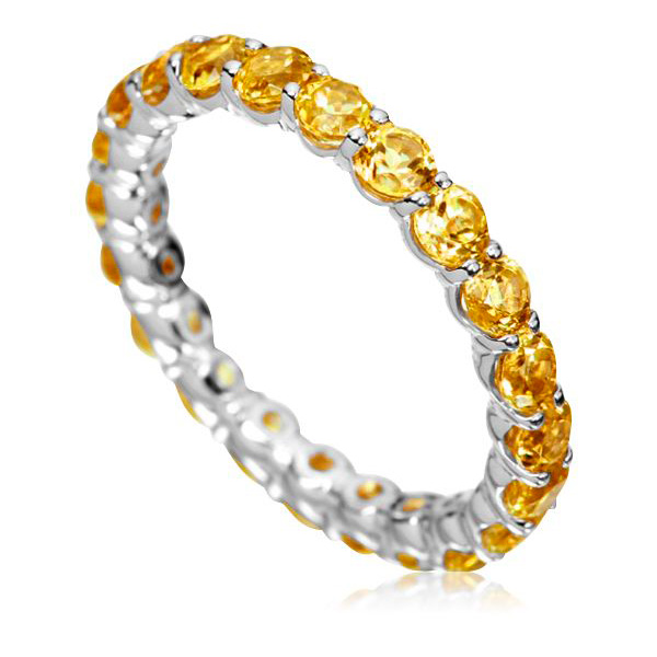 Золотое кольцо с цитринами 'Marmalade' 