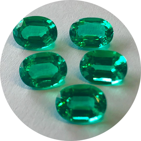 Colombian color emerald