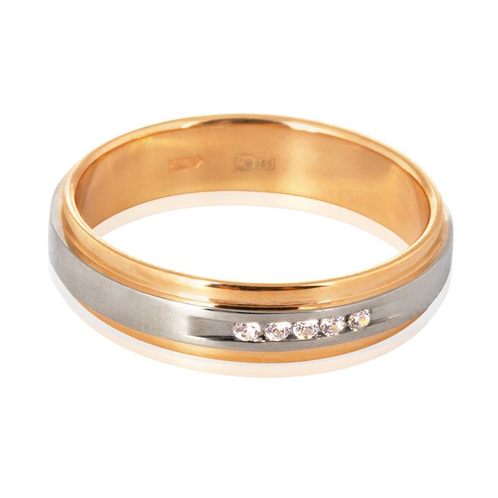 Обручальное кольцо бриллианты