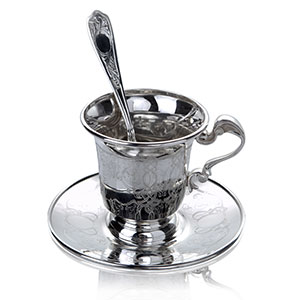 Срібний чайний набір з трьох предметів 'Лондон'